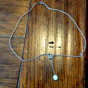 Elsa Peretti Tiffany & Co open heart lariat necklace